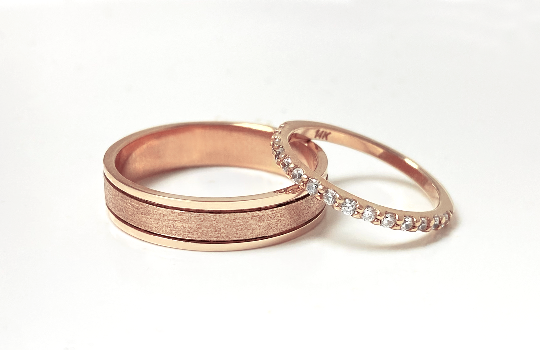 14K Rose Gold Set
