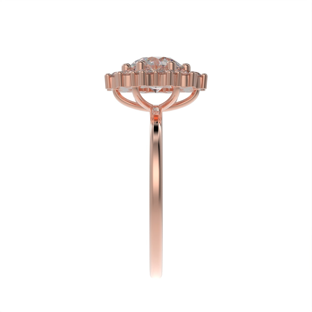Blossom halo ring