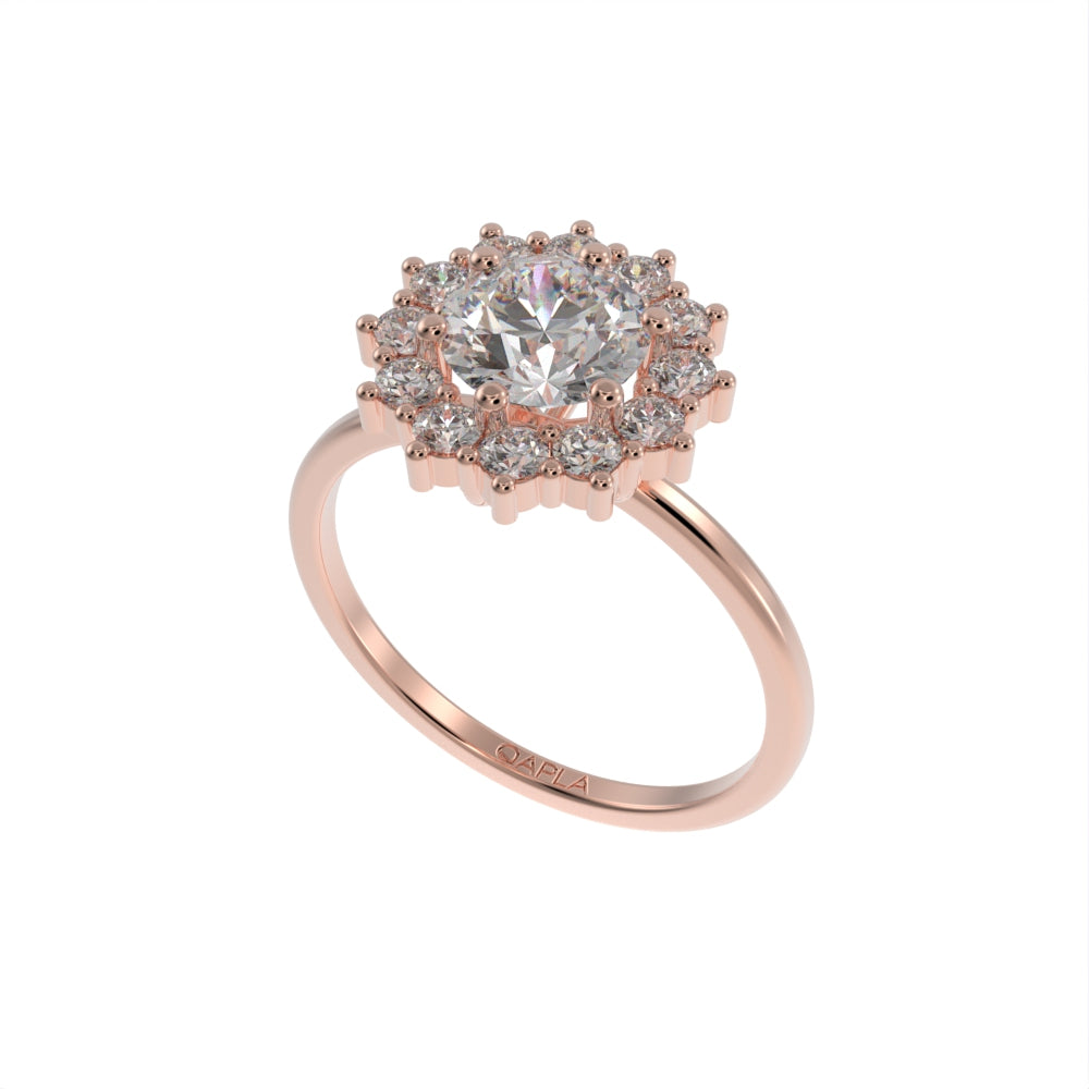 Blossom halo ring
