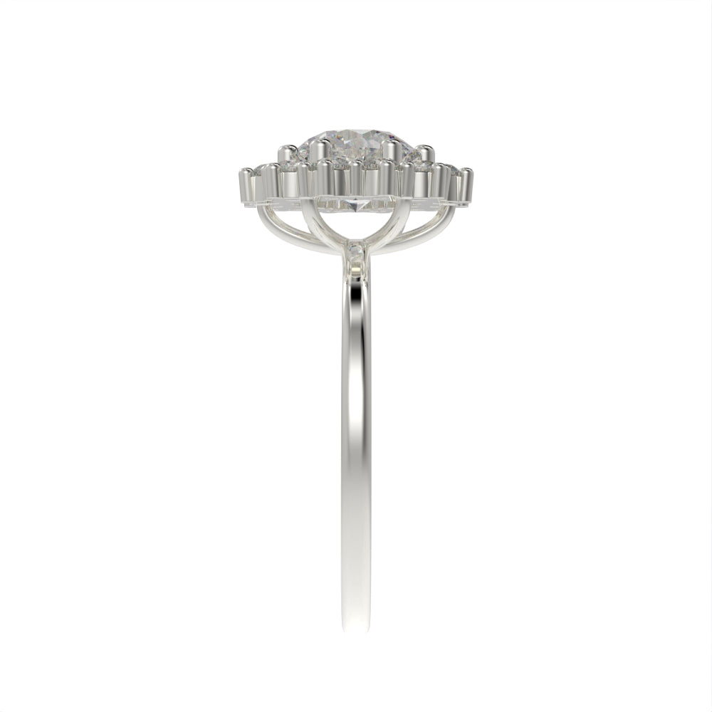 Blossom halo ring