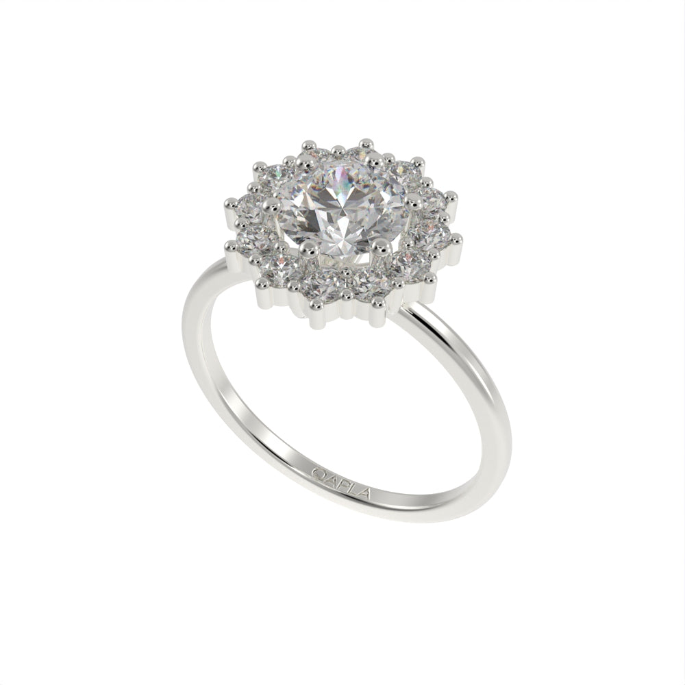 Blossom halo ring