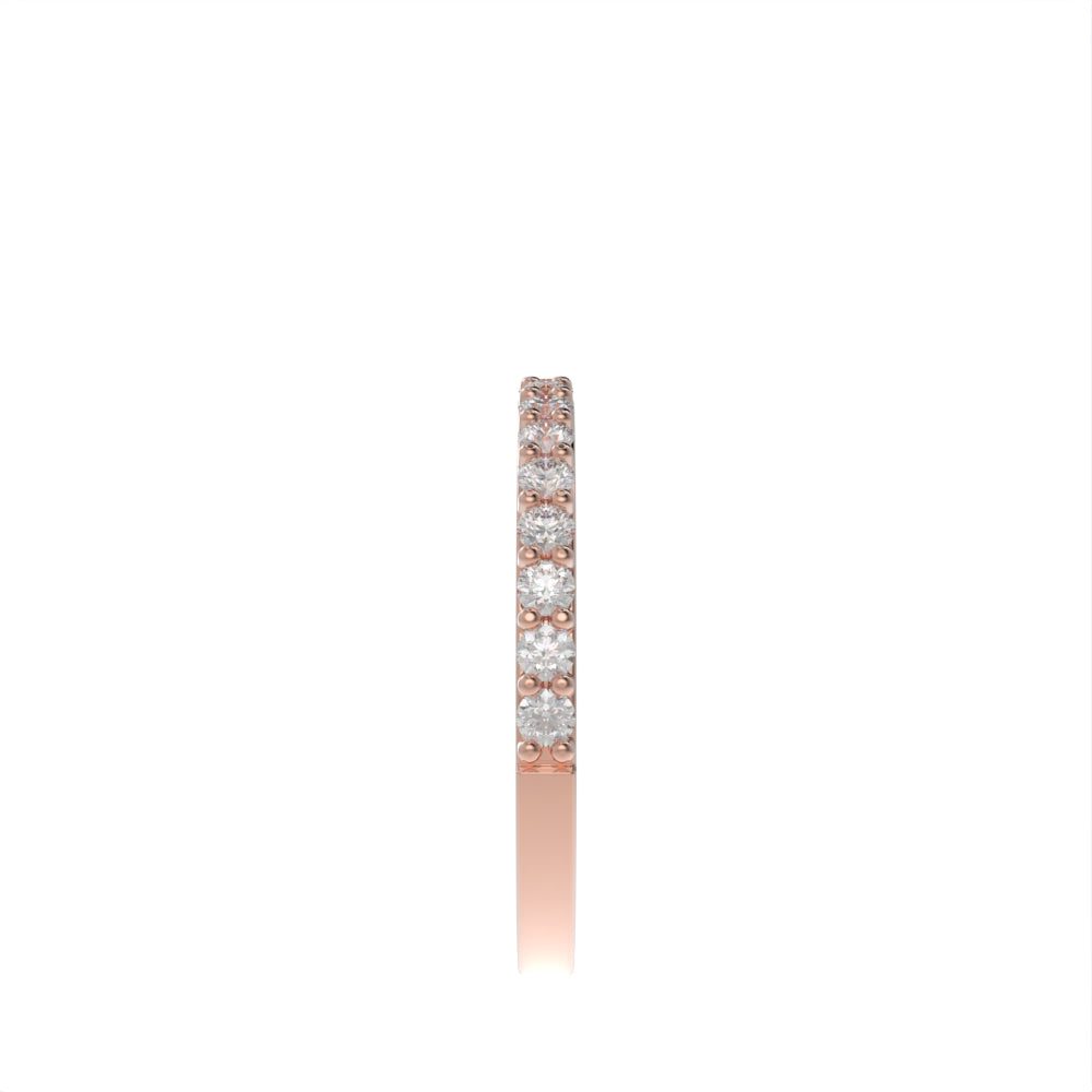 Classic half eternity brilliant band