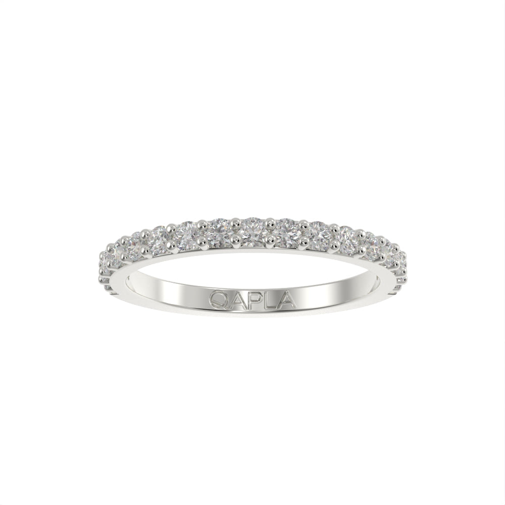 Classic half eternity brilliant band