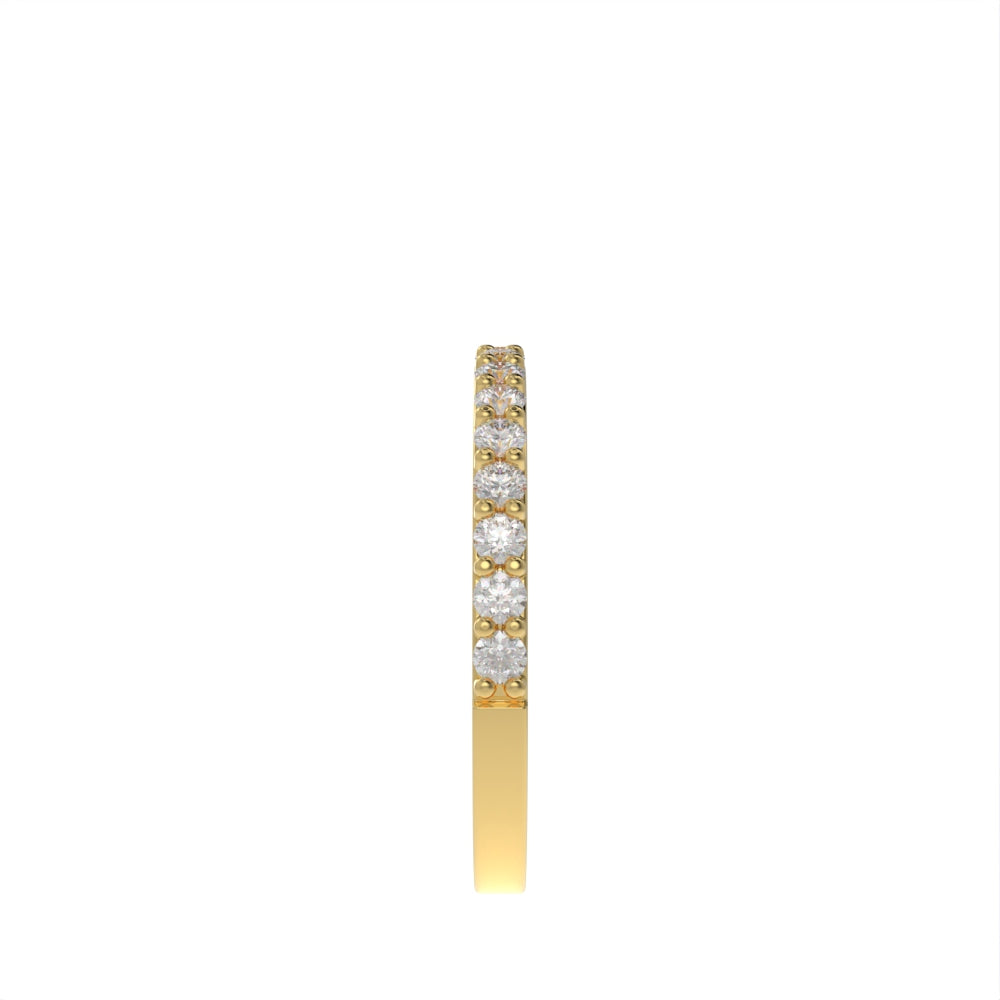 Classic half eternity brilliant band