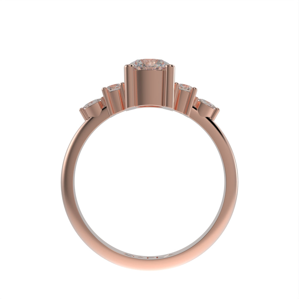 Brilliant garden unique ring