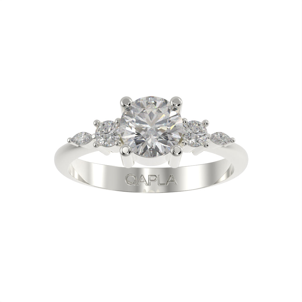 Brilliant garden unique ring
