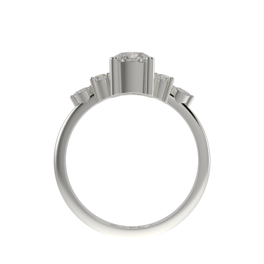 Brilliant garden unique ring