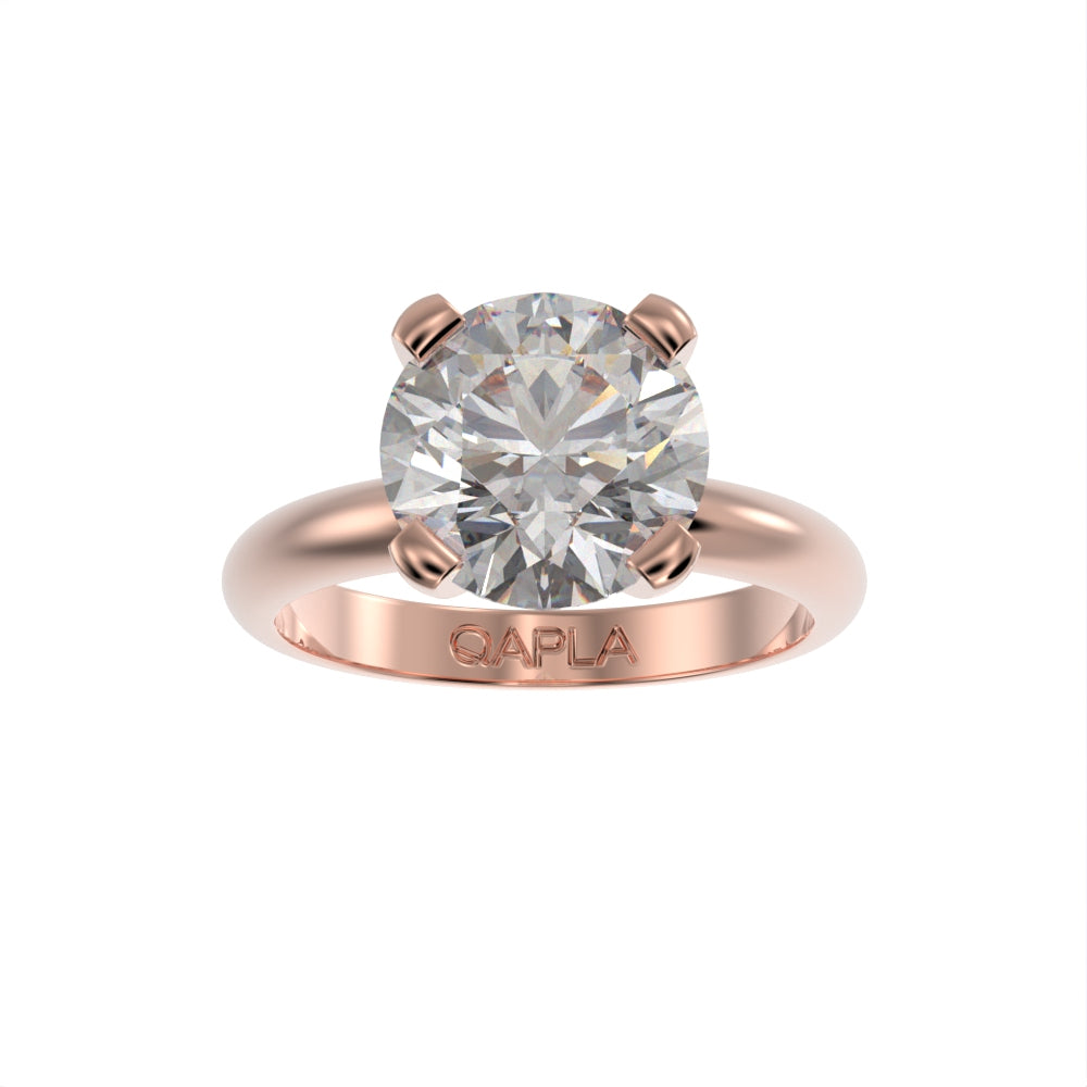 Timeless brilliant solitaire ring