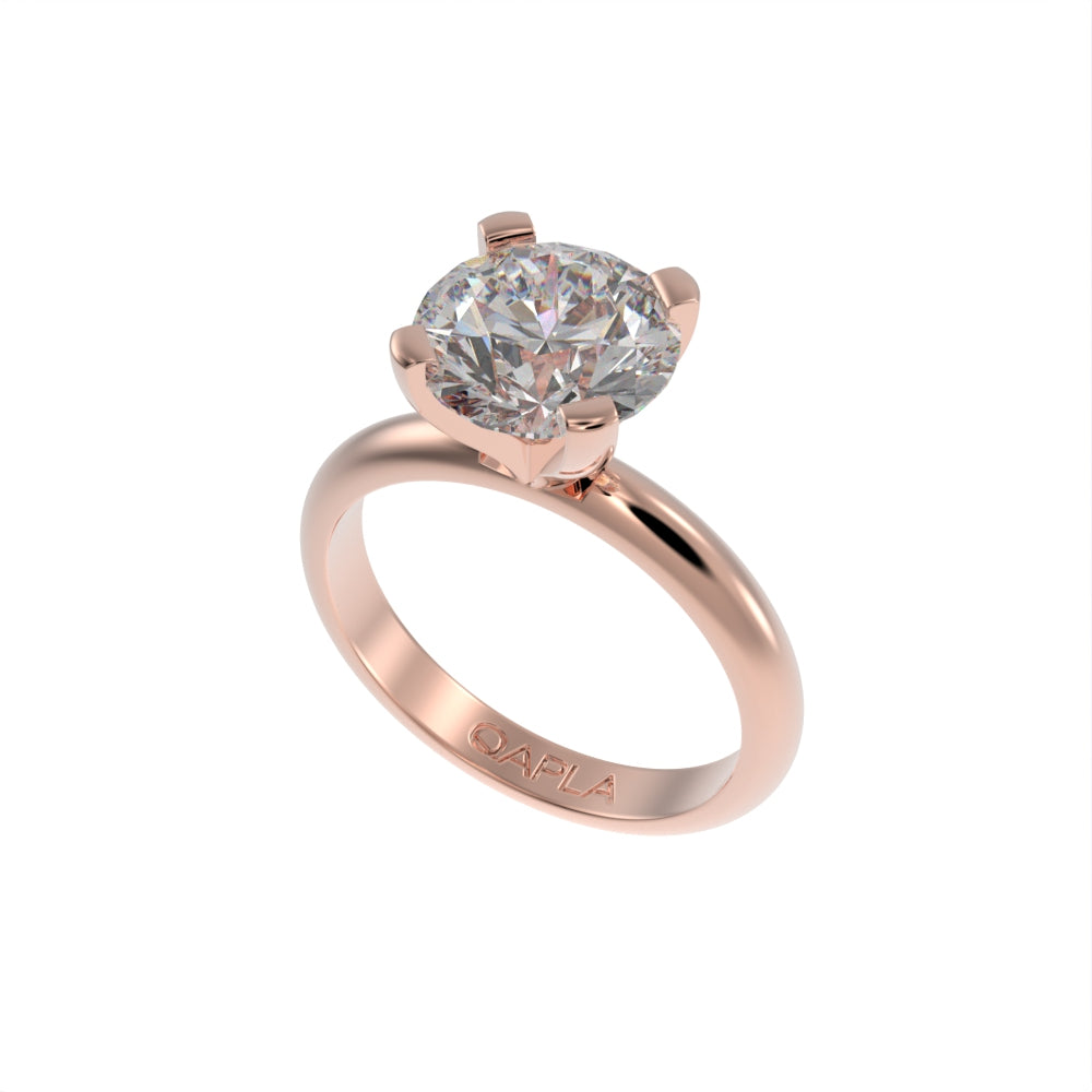 Timeless brilliant solitaire ring