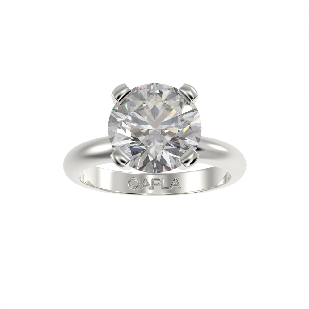 Timeless brilliant solitaire ring