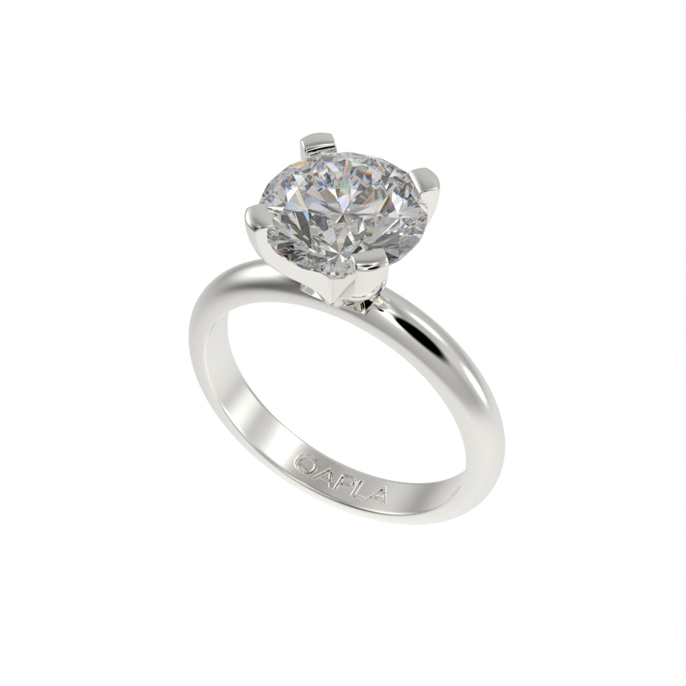 Timeless brilliant solitaire ring
