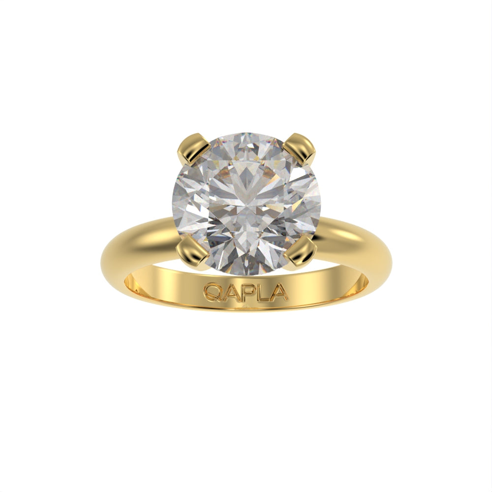 Timeless brilliant solitaire ring