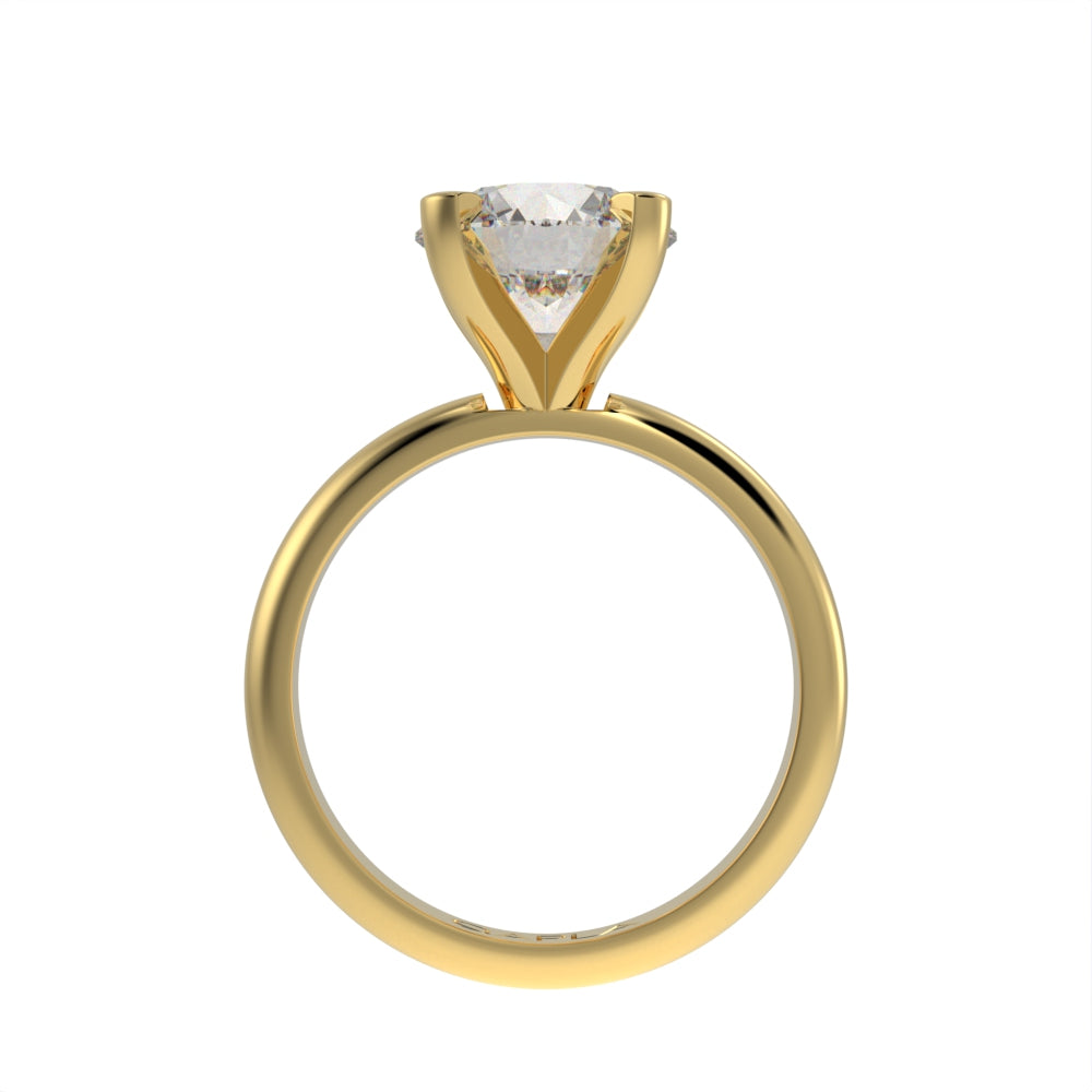 Timeless brilliant solitaire ring