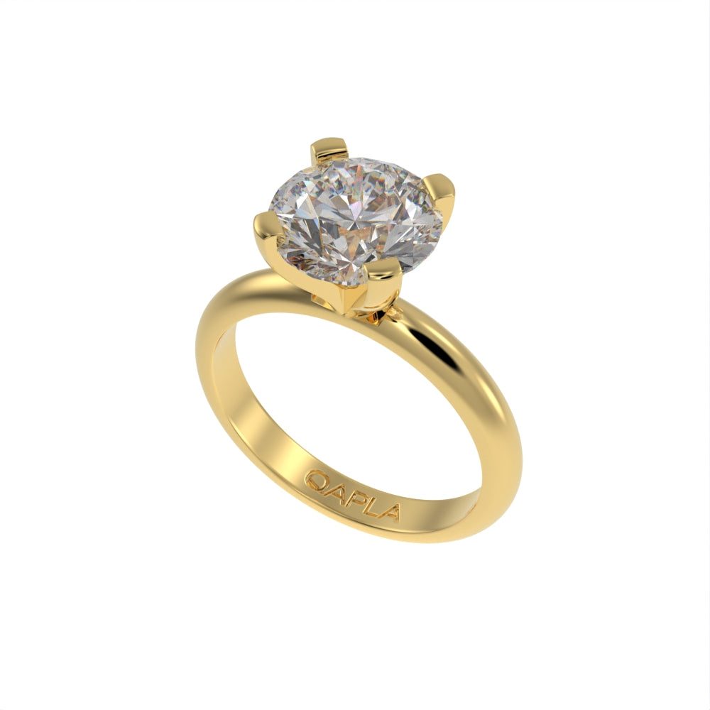 Timeless brilliant solitaire ring