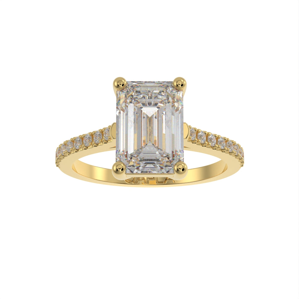 Dazzling pave ring