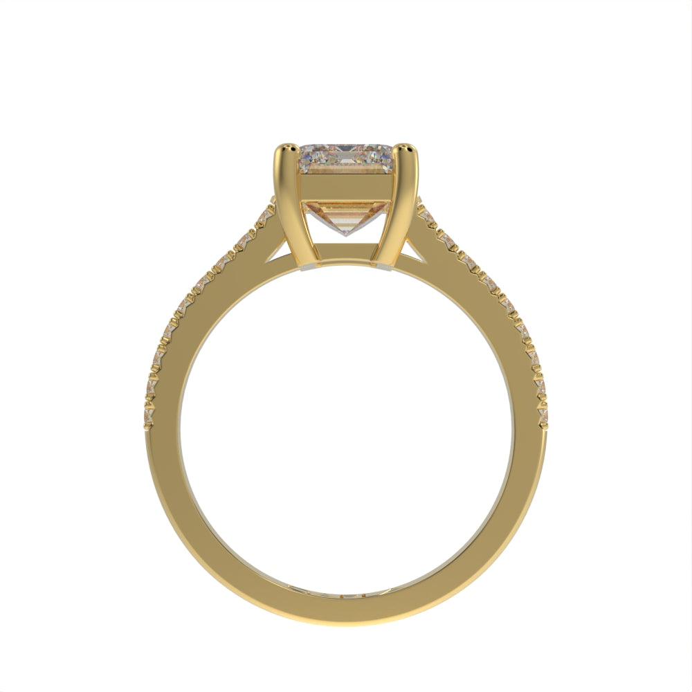 Dazzling pave ring