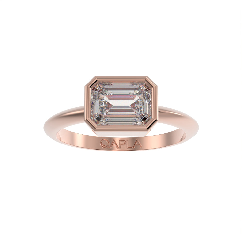 Classical solitaire ring