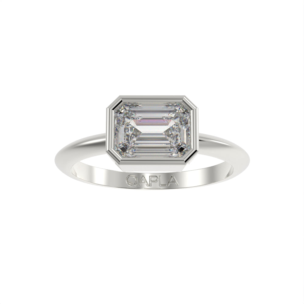 Classical solitaire ring