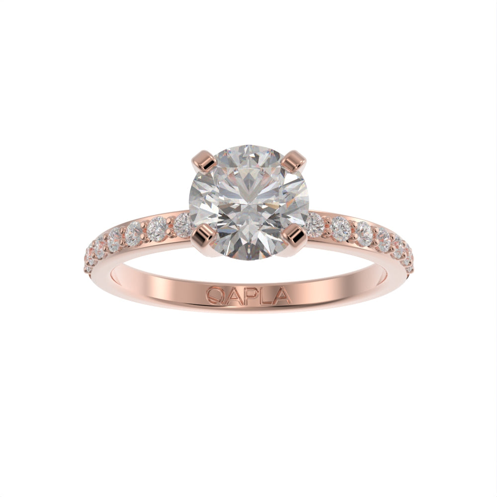 Sparkling grace pave ring