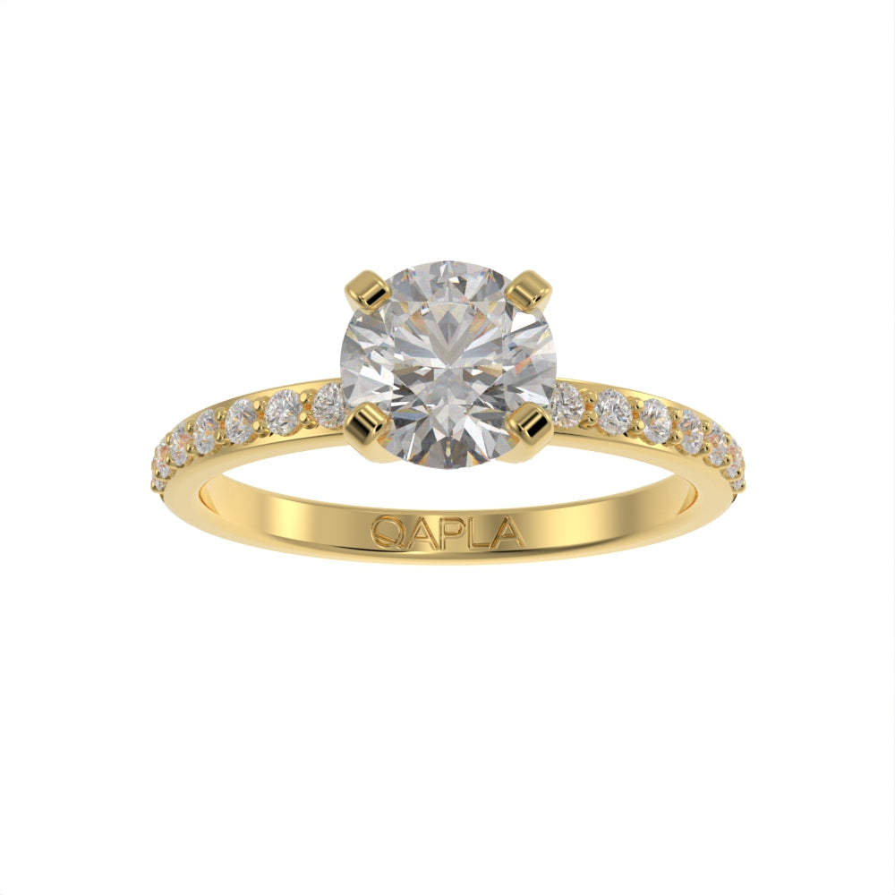 Sparkling grace pave ring