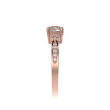 Delicate Three stone pave