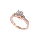 Delicate Three stone pave
