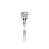 Delicate Three stone pave