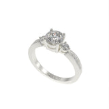 Delicate Three stone pave