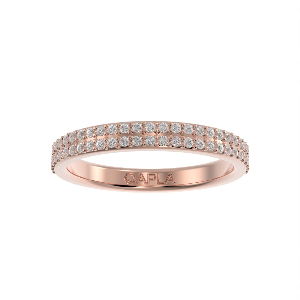 Luxe double brilliance band