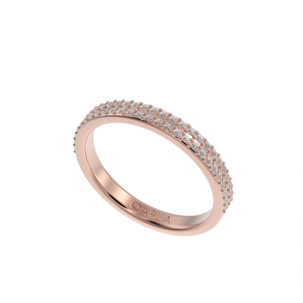 Luxe double brilliance band
