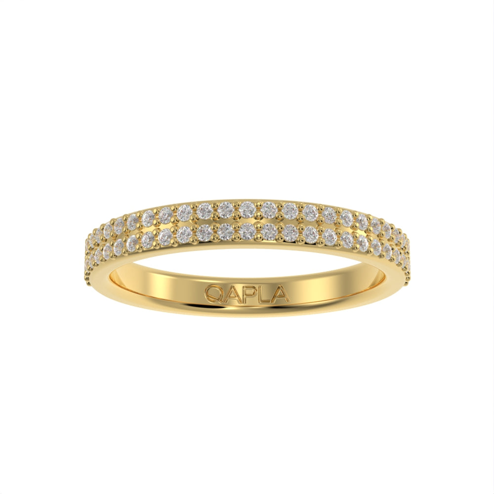 Luxe double brilliance band