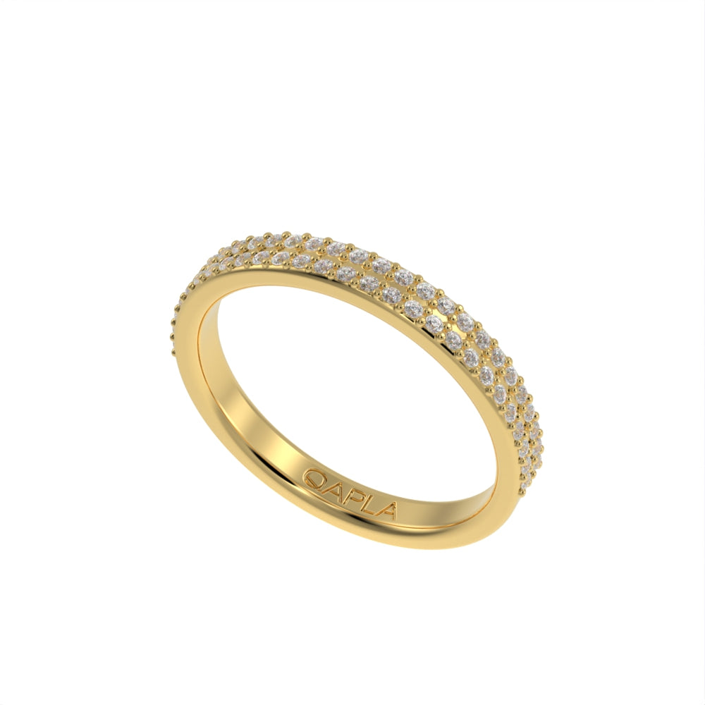 Luxe double brilliance band