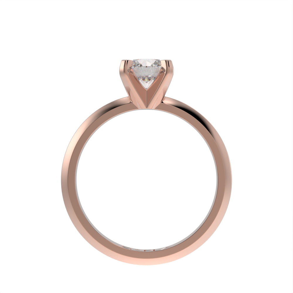 Sharp Elegance solitaire ring