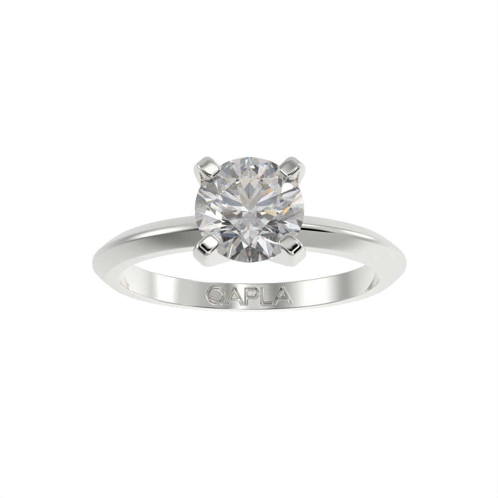 Sharp Elegance solitaire ring