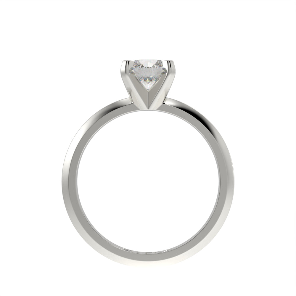 Sharp Elegance solitaire ring