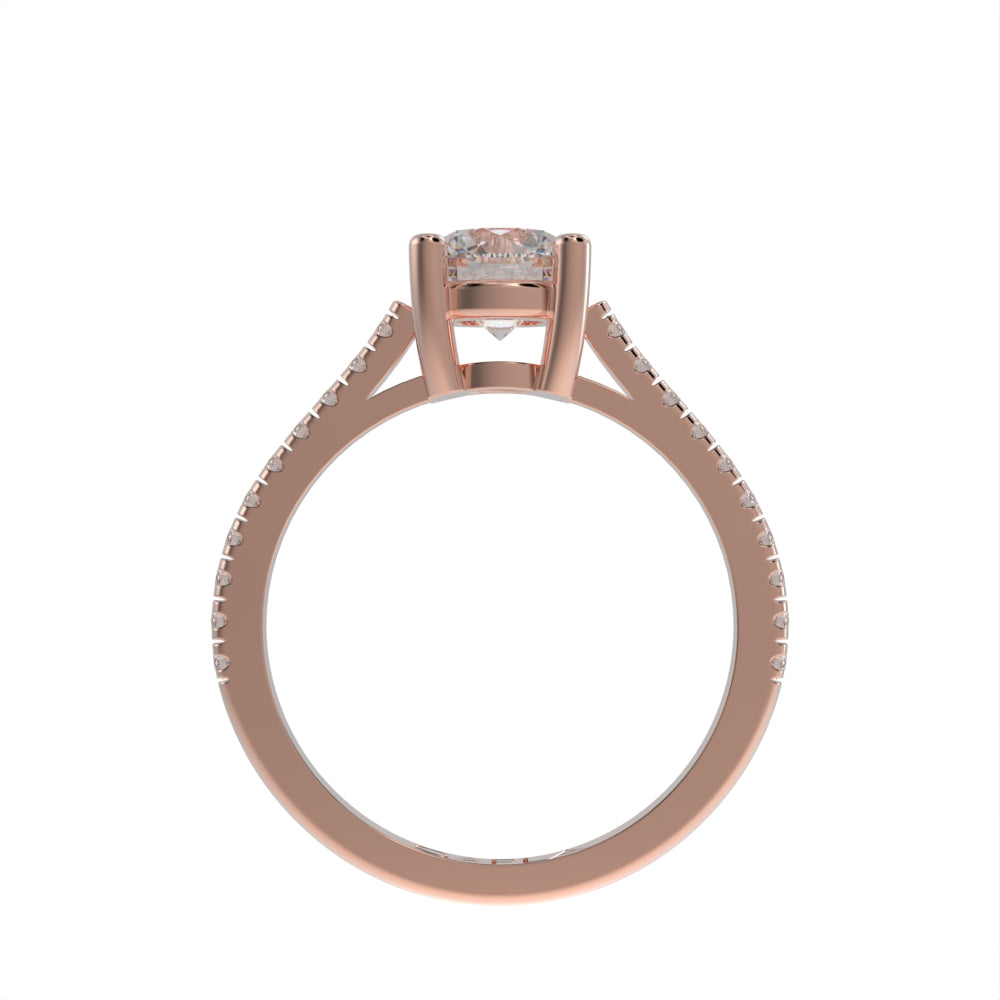 Timeless brilliant pave ring