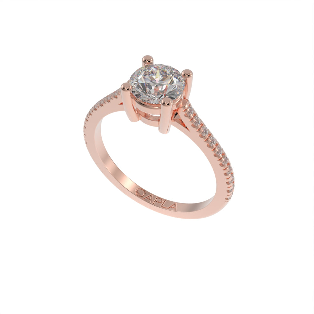 Timeless brilliant pave ring