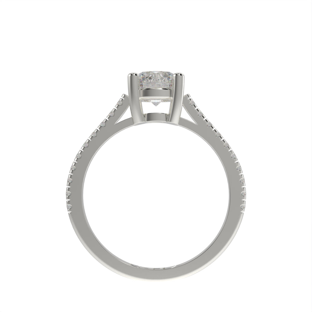 Timeless brilliant pave ring