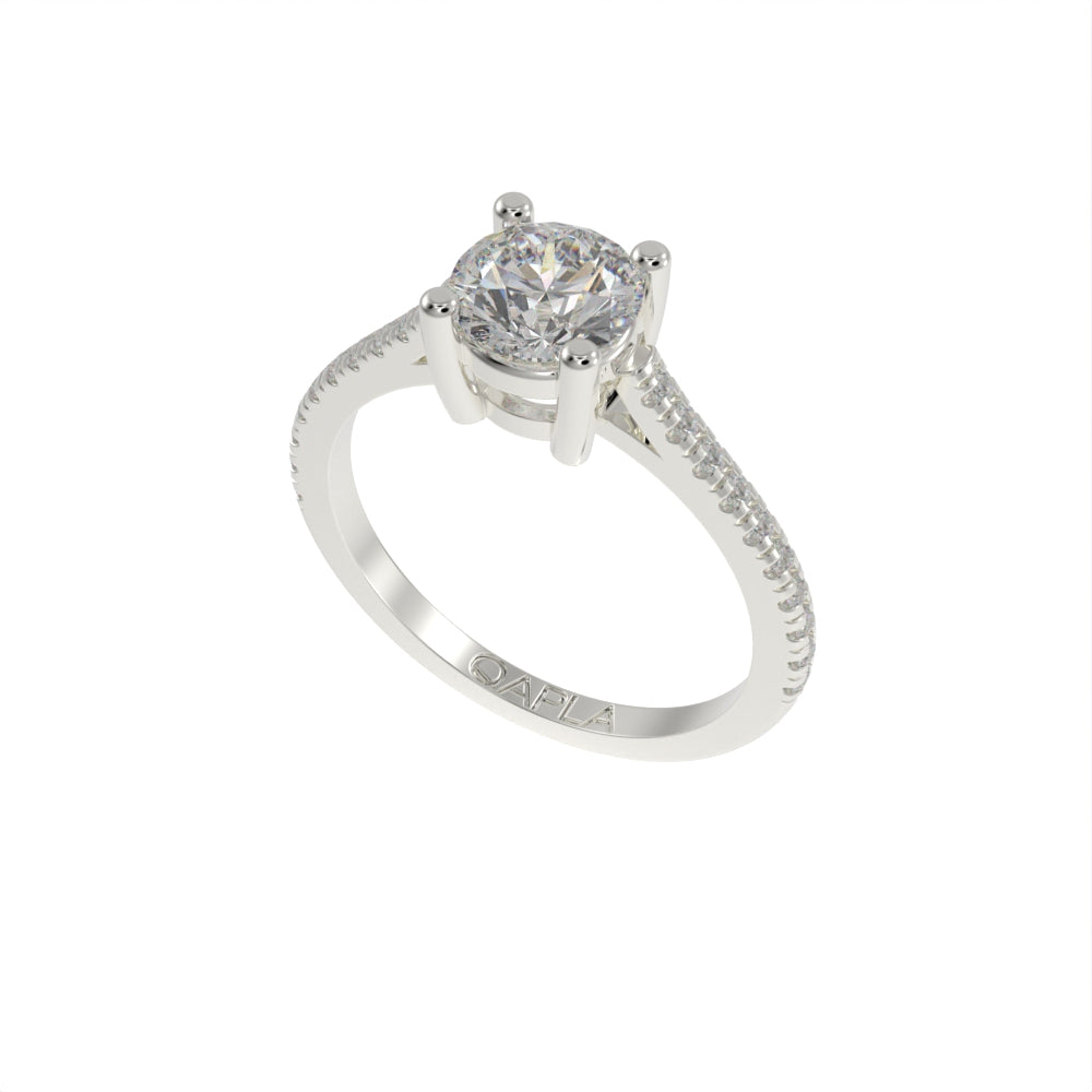 Timeless brilliant pave ring