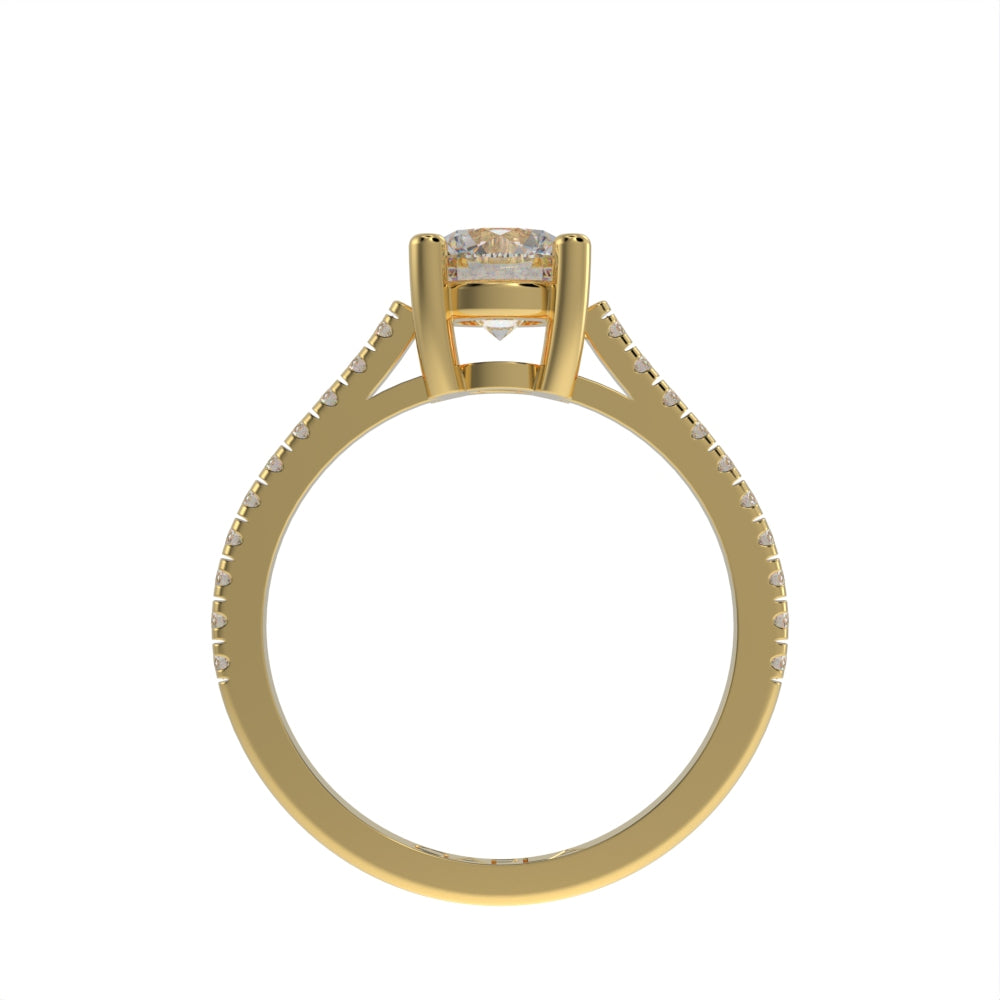 Timeless brilliant pave ring