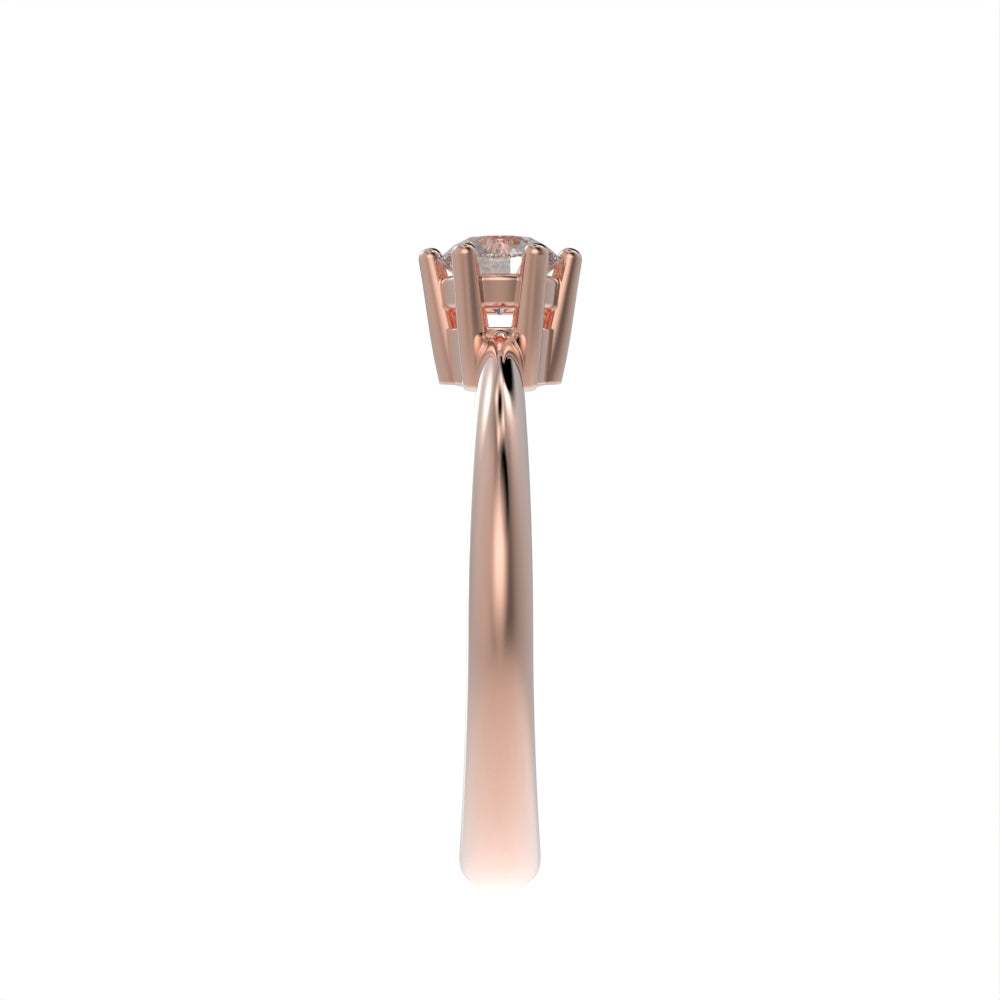 Brilliant elegance solitaire ring