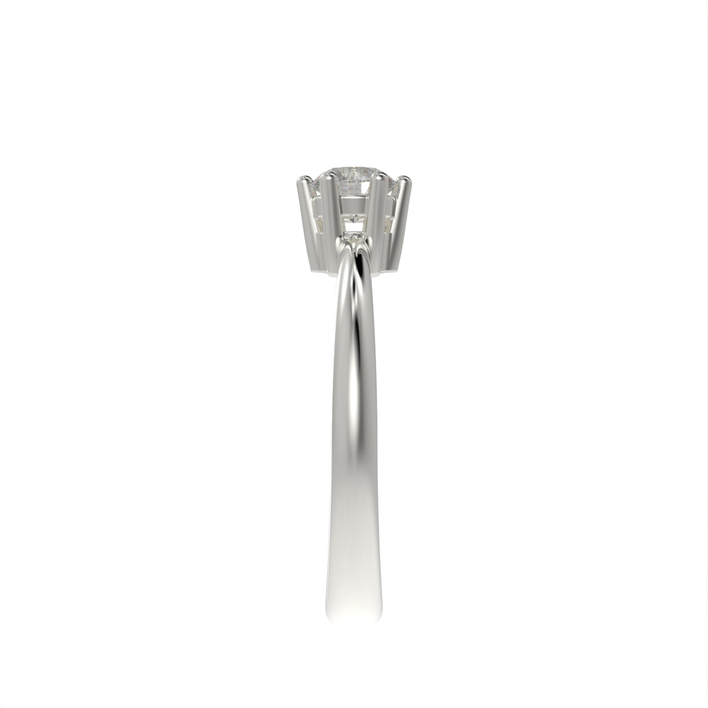 Brilliant elegance solitaire ring