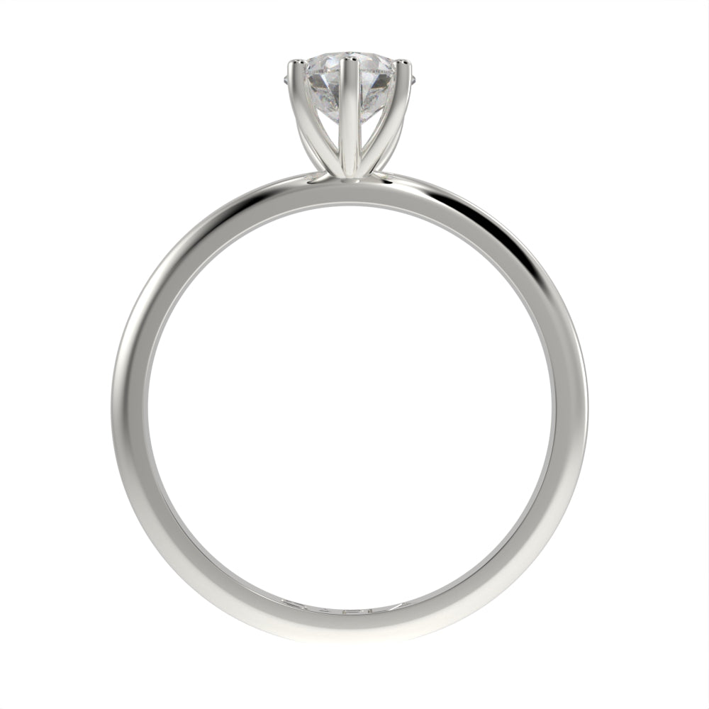 Majestic Pear solitaire ring