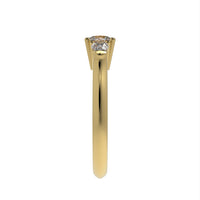Classic Three stone pear ring