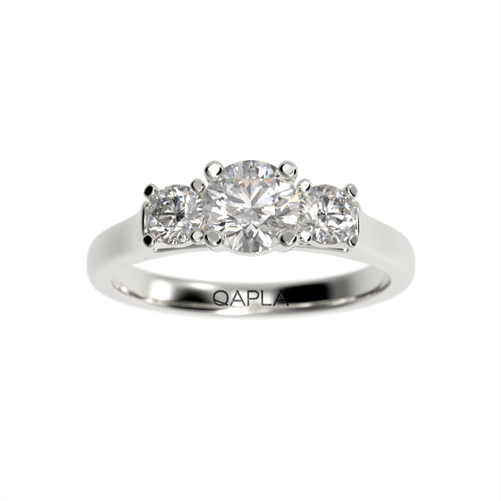 Bloom Three stone brilliant