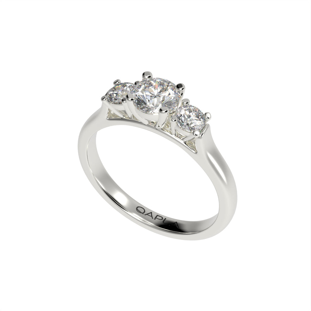 Bloom Three stone brilliant