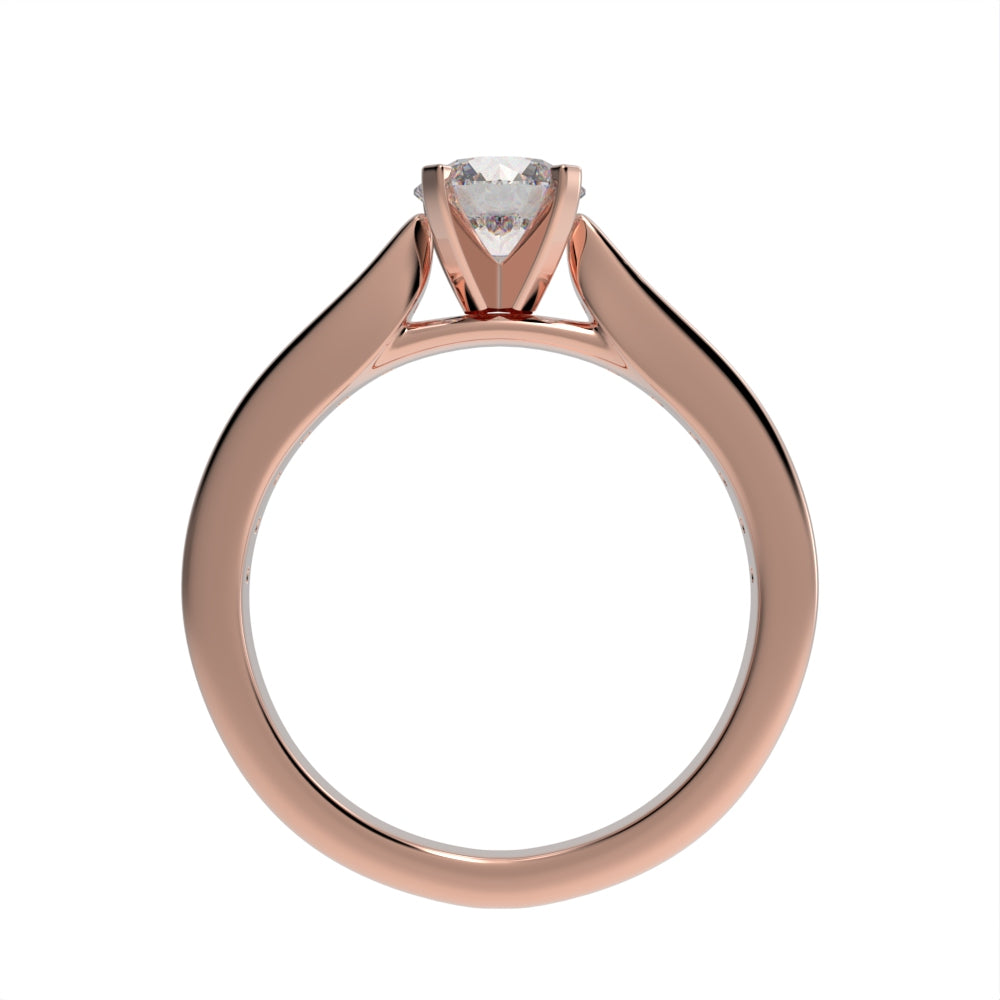 Classical brilliant pave ring