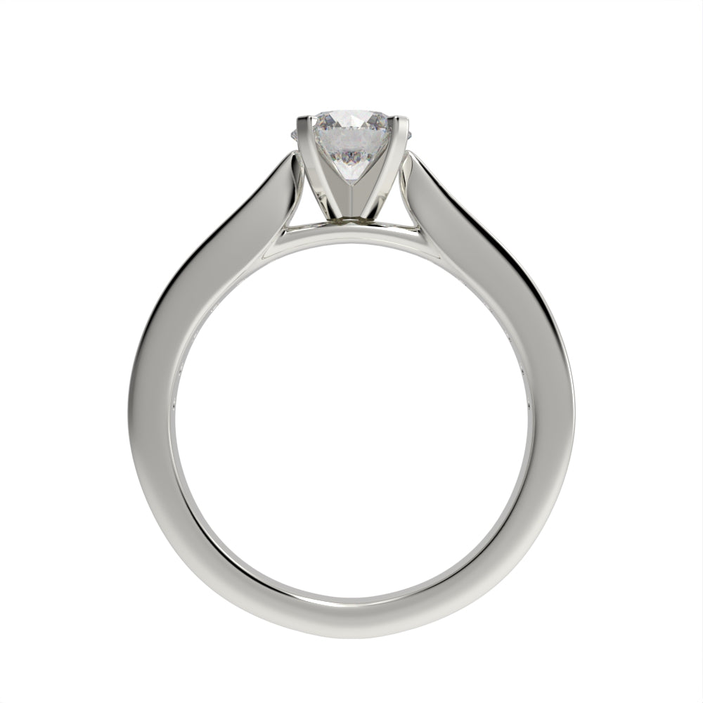 Classical brilliant pave ring