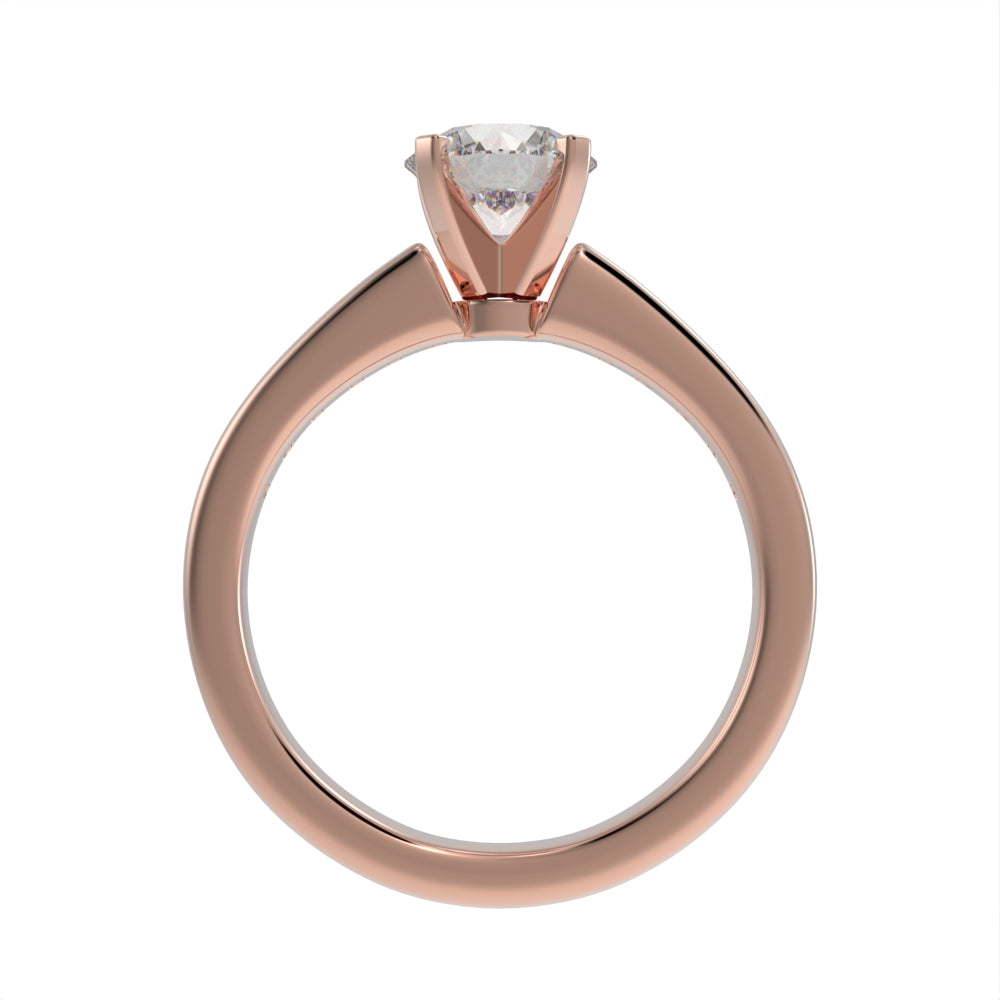 Modern brilliant pave ring