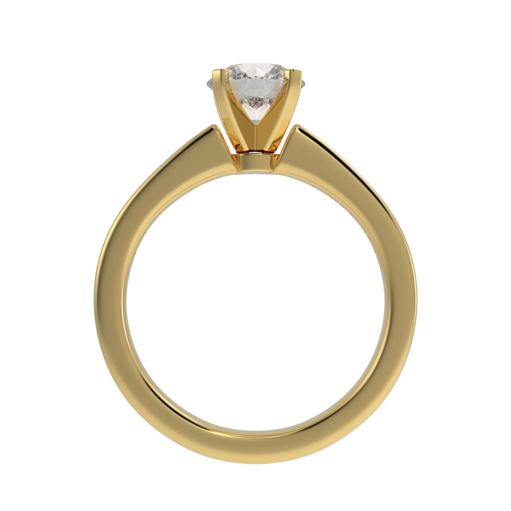 Modern brilliant pave ring